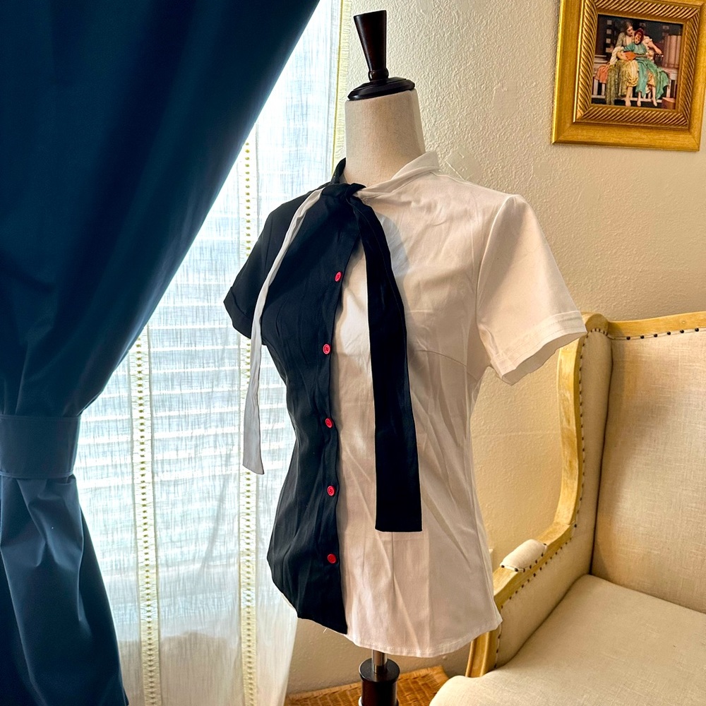 Black & White button down shirt